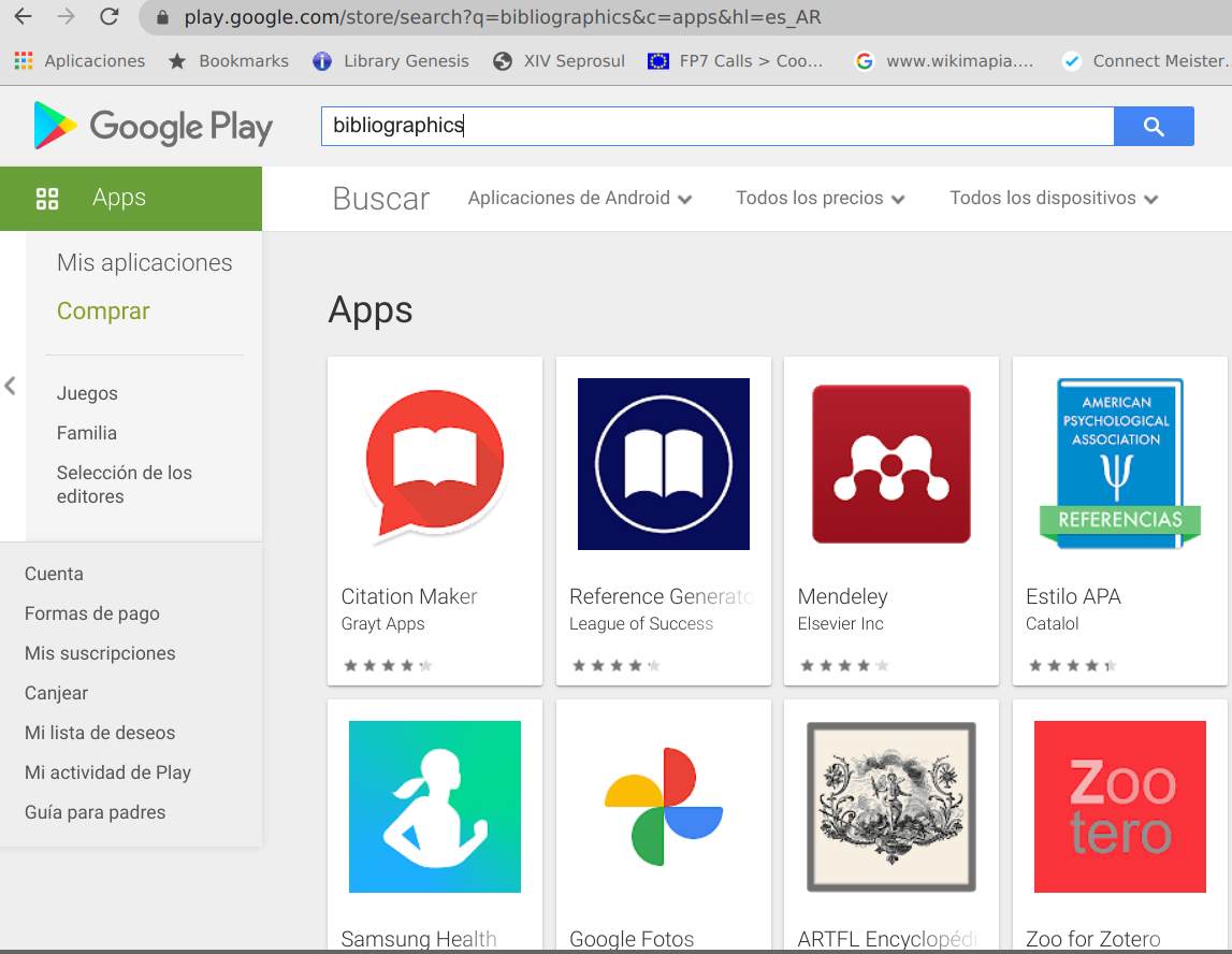 Aplicaciones Android